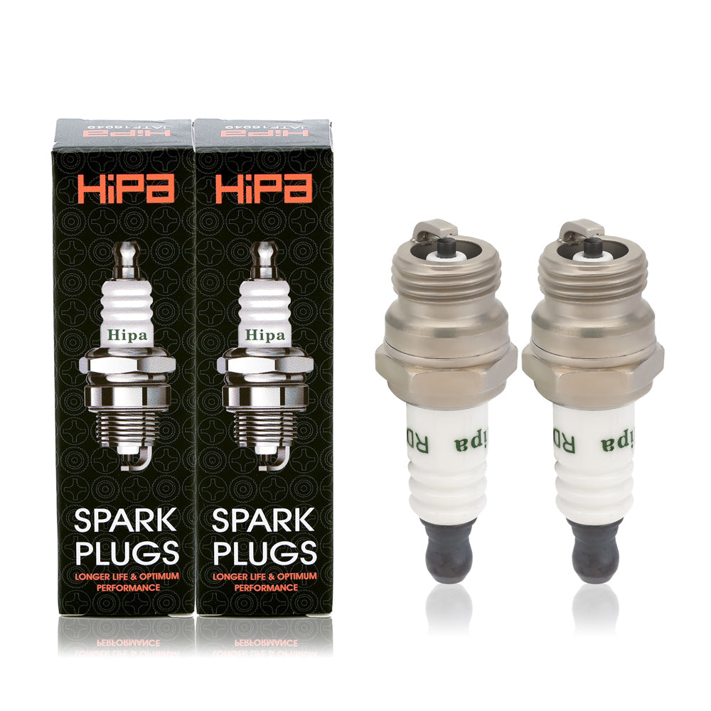 Hipa 2PCS RDJ8JU Standard Spark Plug for Champion RDJ7J NGK BMR6F MTD 794-00055A Troy Bilt TB22EC TB32EC Trimmer