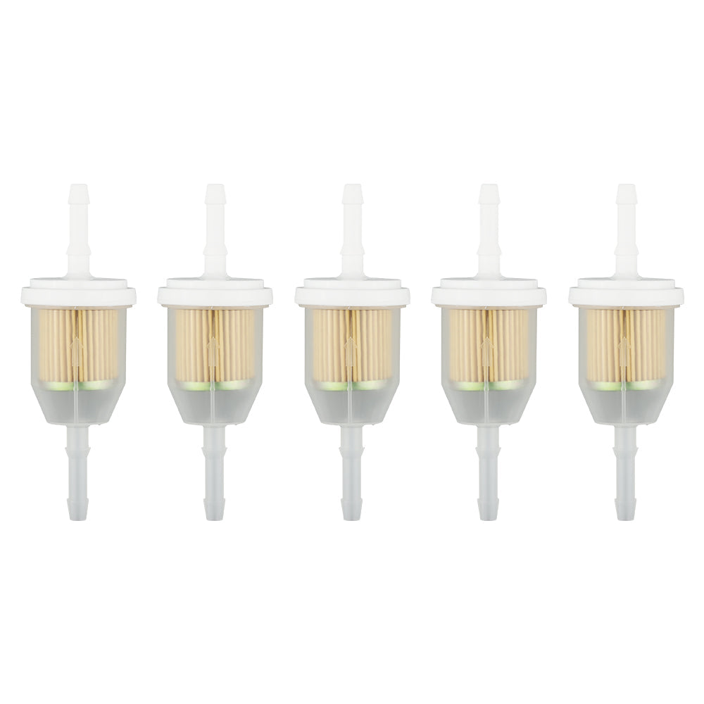 Hipa AM116304 Fuel Filter Fits 1/4" & 5/16" Fuel Line for LA105 LA110 LA115 LA120 LA125 #25 050 22-S 71-5960 120-436 GY20709 149-2206-01 Lawn Tractor