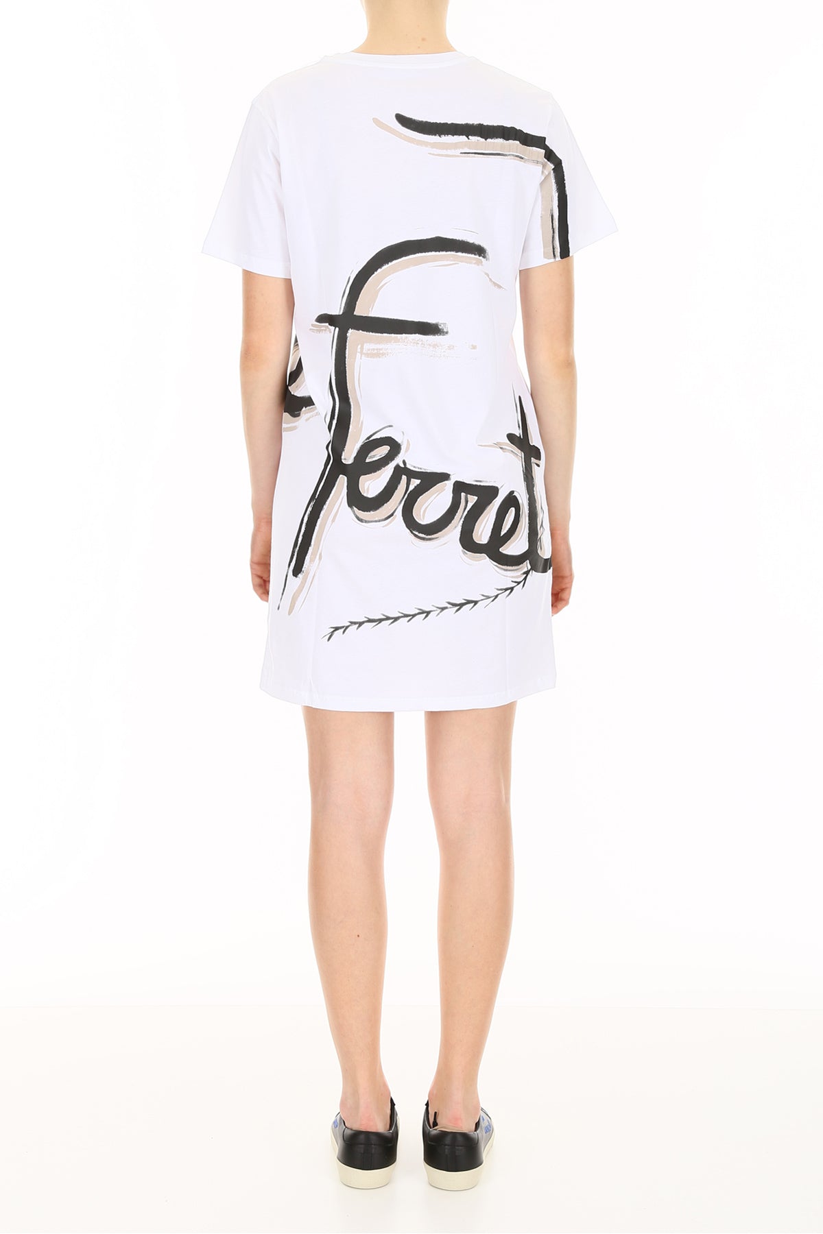 Alberta ferretti jersey mini dress