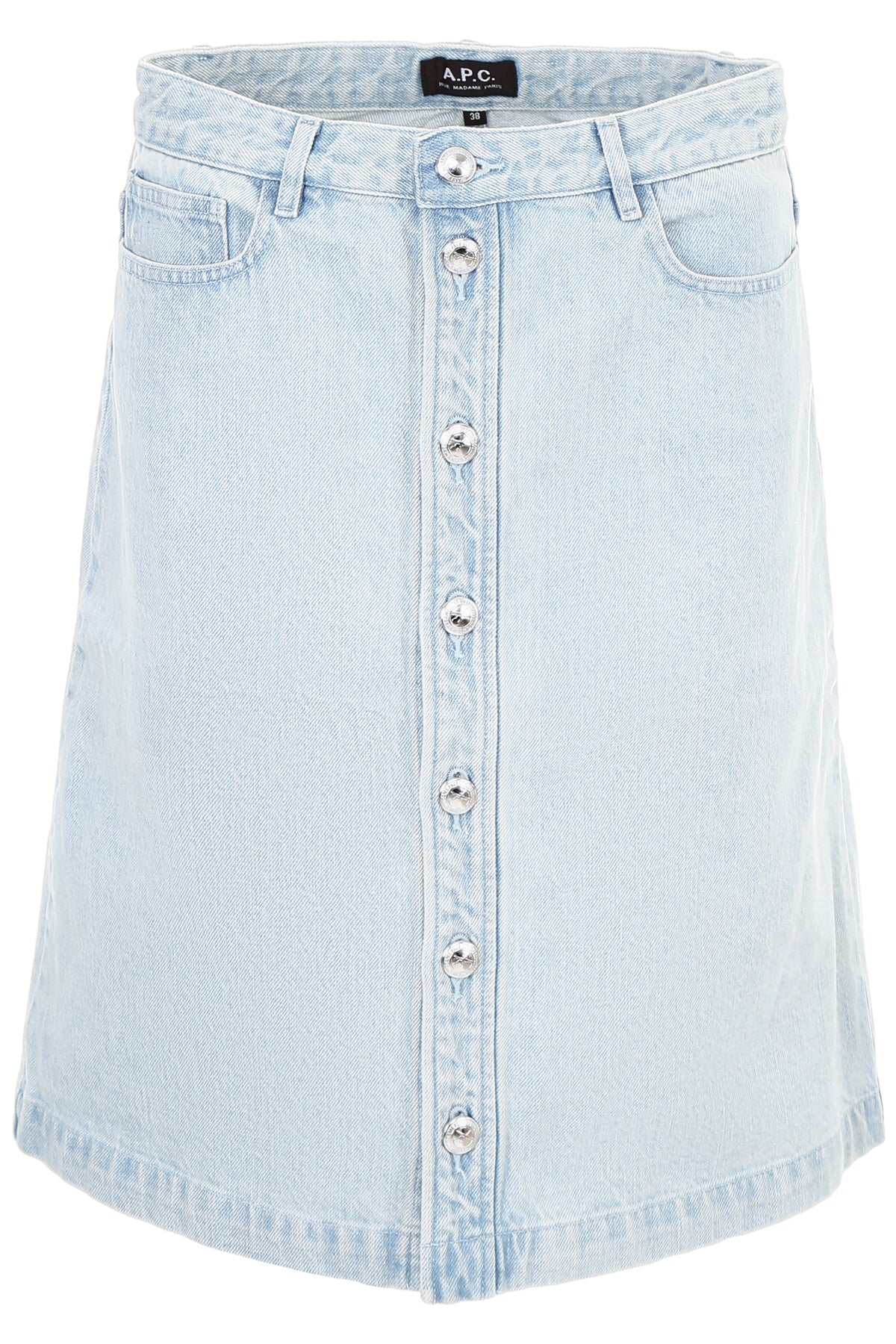 A.p.c denim therese skirt