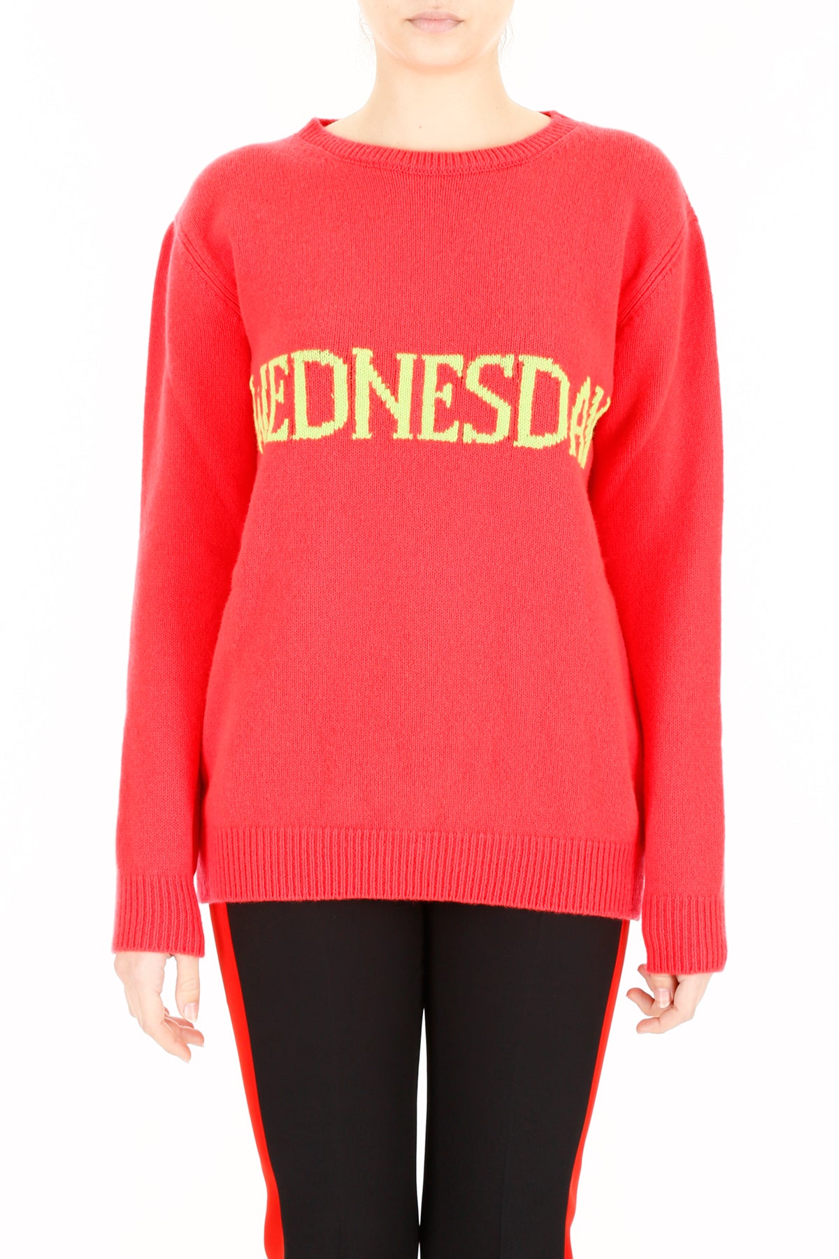 Alberta ferretti wednesday intarsia pull