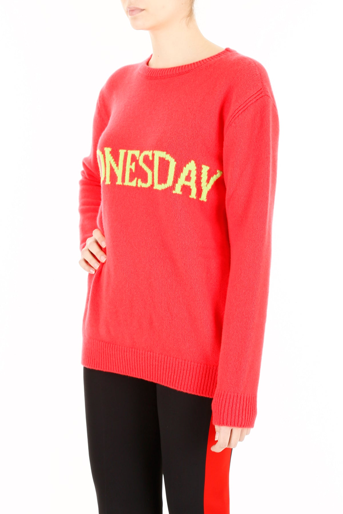 Alberta ferretti wednesday intarsia pull