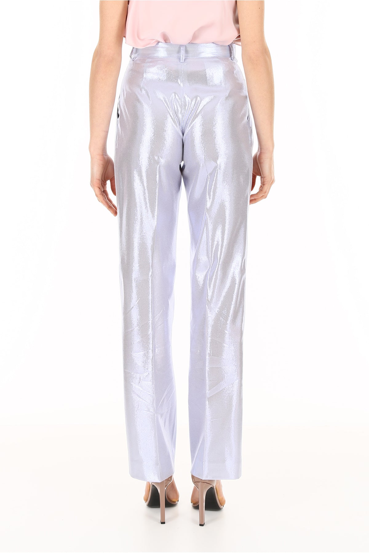 Alberta ferretti lurex trousers