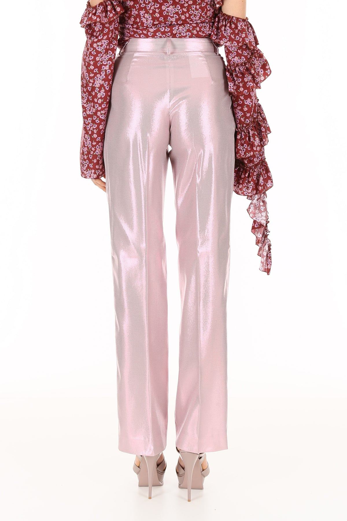 Alberta ferretti lurex trousers