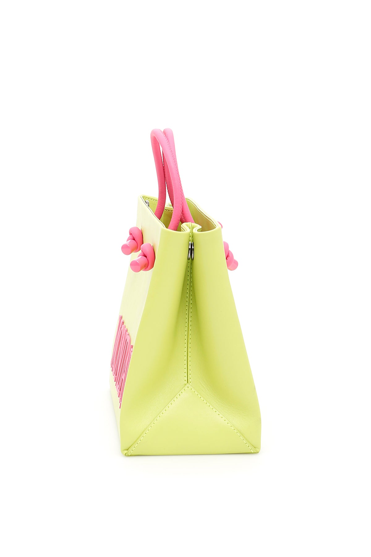 Alberta ferretti leather monday shopping bag