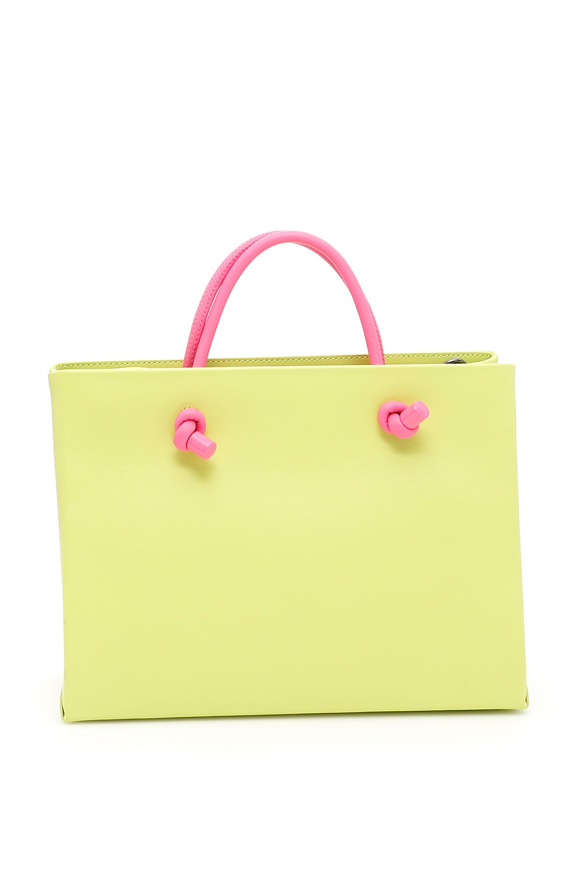 Alberta ferretti leather monday shopping bag