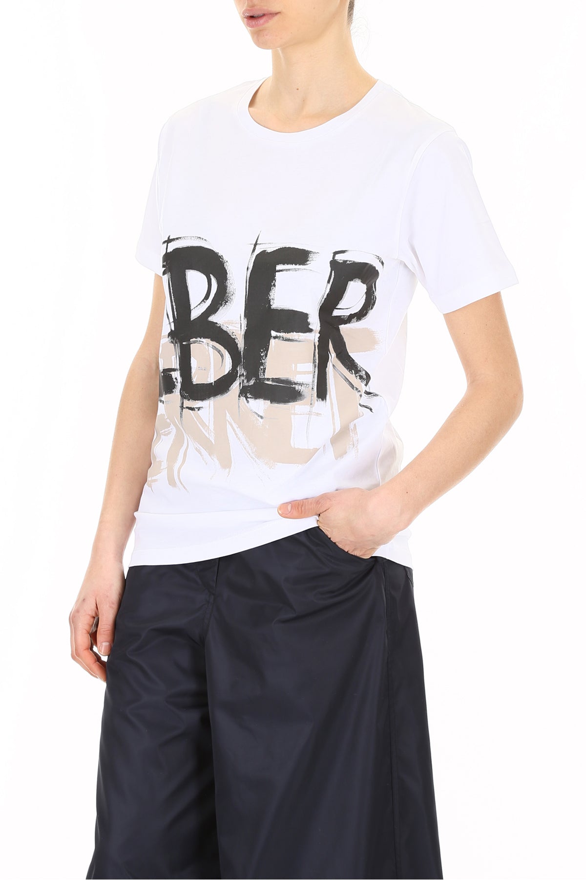 Alberta ferretti logo print t-shirt