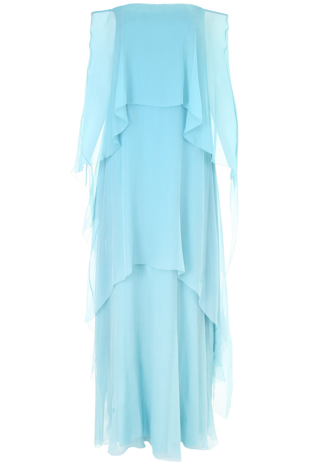 Alberta ferretti long silk dress