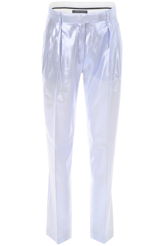 Alberta ferretti lurex trousers