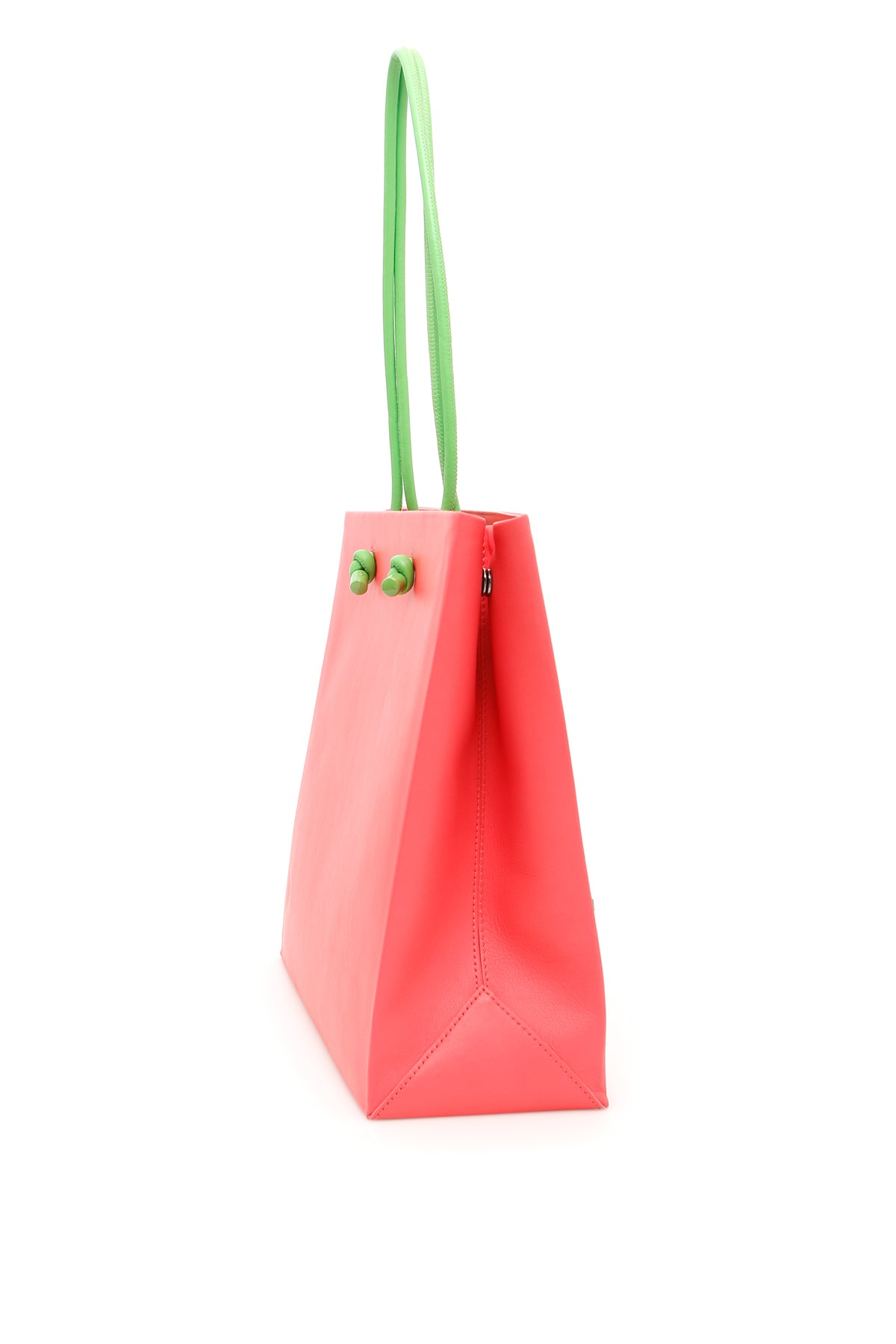Alberta ferretti leather wednesday shopping bag